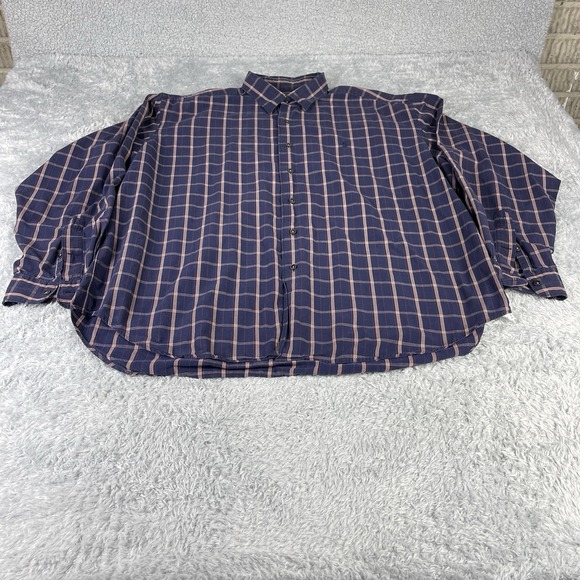 Polo Ralph Lauren Shirt Mens XXLarge Marlowe Cotton Button Long Sleeve Check - Picture 1 of 11
